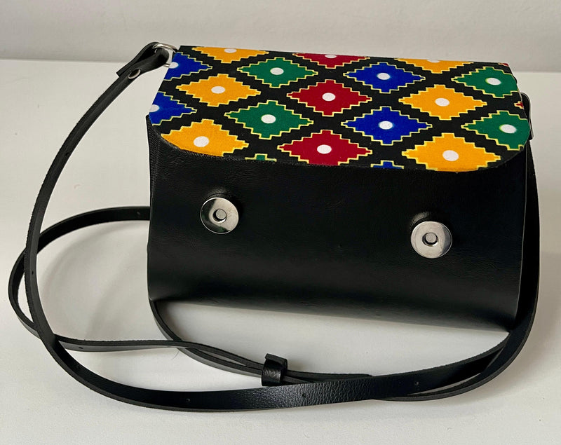 Bolsa Feminina Elegante de Estampa de Geometria Africana